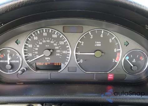 2001 BMW Z3 3.0I из США, поврежденный, VIN WBACN534X1LJ56537